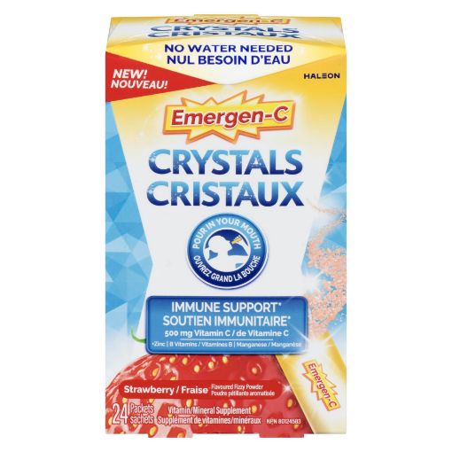 Picture of EMERGEN-C CRYSTALS - STRAWBERRY 24S