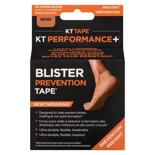 Picture of KT TAPE BLISTER PREVENTION TAPE - BEIGE STRIPS 30S