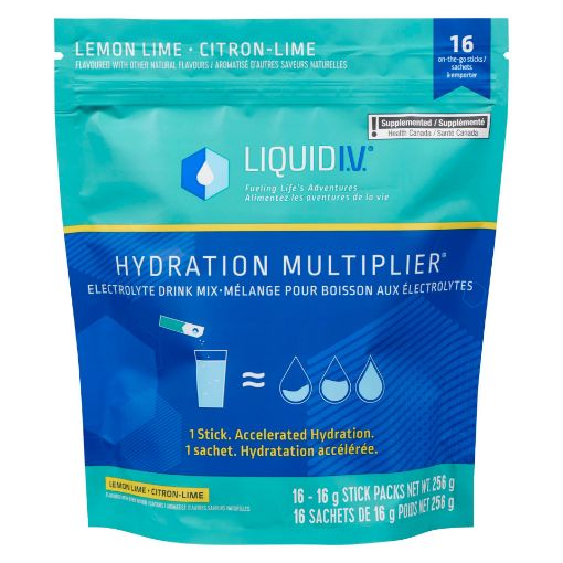 Picture of LIQUID I.V. ELECTROLYTE DRINK MIX - LEMON LIME 16S