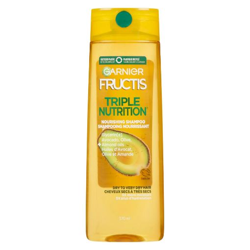 Picture of GARNIER FRUCTIS TRIPLE NUTRITION SHAMPOO 370ML                             