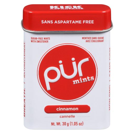 Picture of PUR MINTS - CINNAMON - TIN 30GR