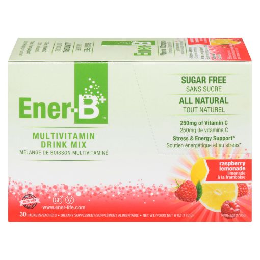 Picture of ENER-B MULTIVITAMIN DRINK MIX - RASPBERRY LEMONADE 30S