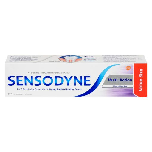 Picture of SENSODYNE TOOTHPASTE - MULTI-ACTION PLUS WHITENING 135ML