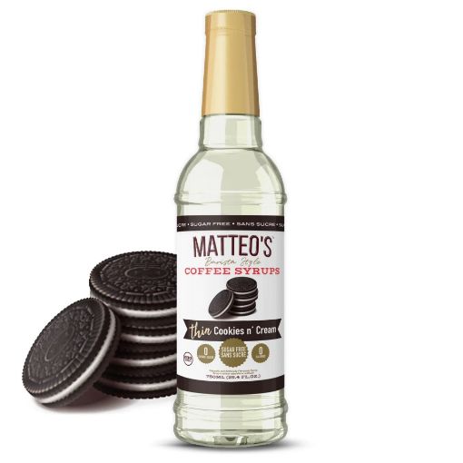 Picture of MATTEOS COFFEE SYRUP - COOKIES N CREAM