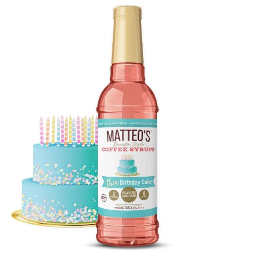 Picture of MATTEOS COFFEE SYRUP - BIRTHDAY CAKE