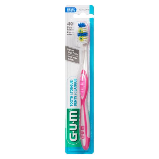 Picture of GUM TOOTHandTONGUE TOOTHBRUSH - MED