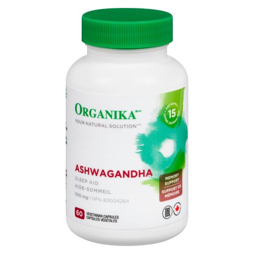 Picture of ORGANIKA ASHWAGANDHA 500MG CAPSULES 60S               