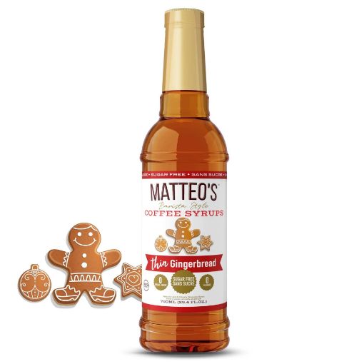 Picture of MATTEOS COFFEE SYRUP - GINGERBREAD