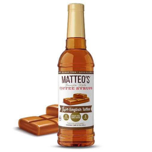 Picture of MATTEOS COFFEE SYRUP - ENGLISH TOFFEE