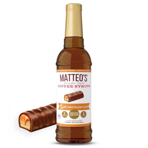 Picture of MATTEOS COFFEE SYRUP - SALTED CHOC CARAMEL