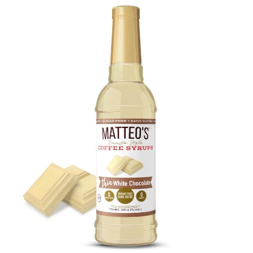 Picture of MATTEOS COFFEE SYRUP - WHITE CHOCOLATE