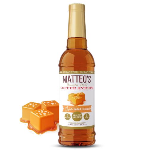 Picture of MATTEOS COFFEE SYRUP - SALTED CARAMEL