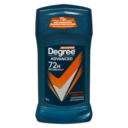 Picture of DEGREE FOR MEN ADRENALINE - ANTIPERSPIRANT - ADVENTURE SOLID 76GR          