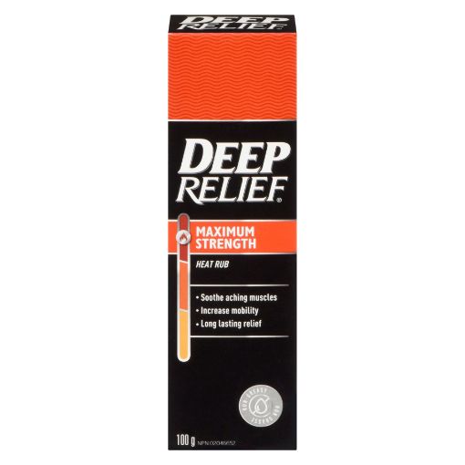 Picture of DEEP RELIEF - MAXIMUM STRENGTH HEAT RUB 100GR