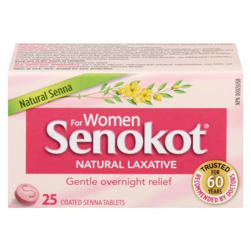 Picture of SENOKOT NATURAL LAXATIVE FOR WOMEN CAPSULES 25S