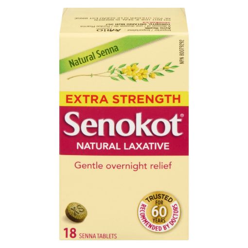 Picture of SENOKOT NATURAL LAXATIVE EXTRA STRENGTH CAPS 18S