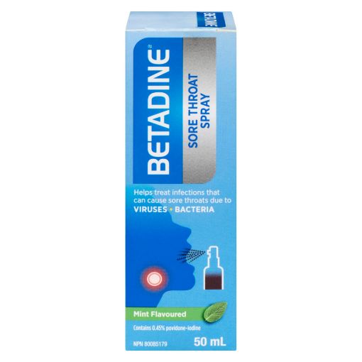 Picture of BETADINE SORE THROAT SPRAY 50ML                                            