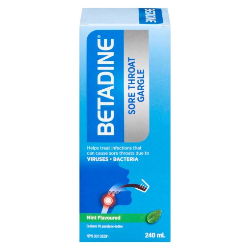 Picture of BETADINE SORE THROAT GARGLE 240ML                                          