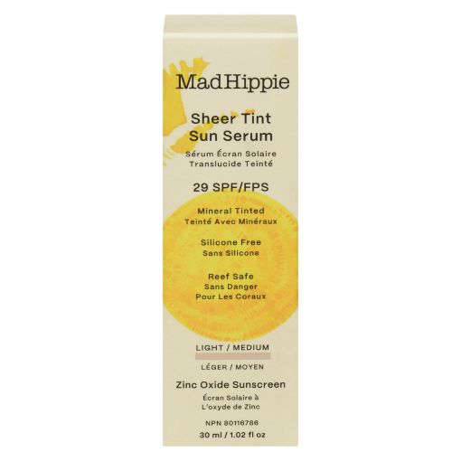 Picture of MAD HIPPIE SHEER TINT SUN SERUM - LIGHT/MEDIUM SPF29 30ML