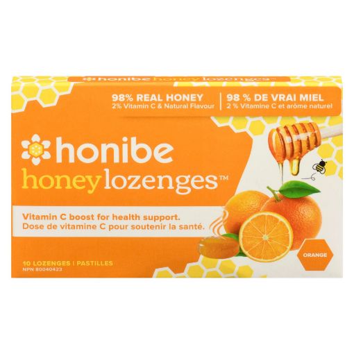 Picture of HONIBE HONEY LOZENGES W/ VITAMIN C and ORANGE 10S