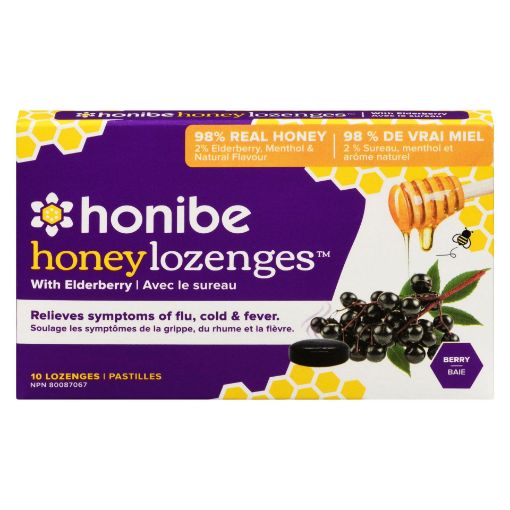 Picture of HONIBE LOZENGES - ELDERBERRY 10S