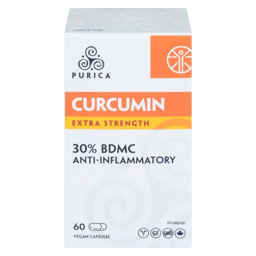 Picture of PURICA CURCUMIN - EXTRA STRENGTH VEGAN CAPSULES 60S