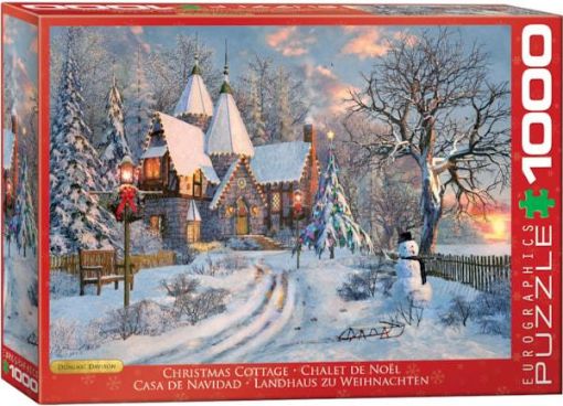 Picture of EUROGRAPHICS PUZZLE - CHRISTMAS COTTAGE 1000PCE