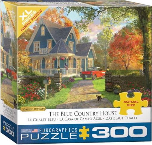 Picture of EUROGRAPHICS PUZZLE - BLUE COUNTRY HOUSE 300PCE