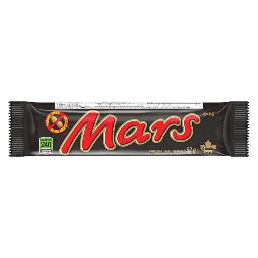 Picture of MARS CHOCOLATE BAR 52GR                                                    