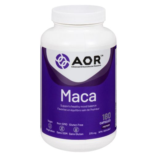 Picture of AOR MACA - VEGETABLE CAPSULES 375MG 180S                    