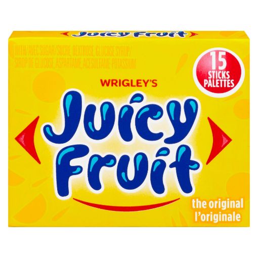 Picture of JUICY FRUIT STIX GUM - ORIGINAL 15S                                        