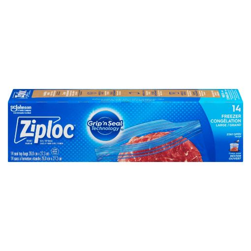 Picture of ZIPLOC FREEZER BAG - LARGE 14S                                             