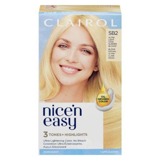 Picture of CLAIROL NICE N EASY HAIR COLOUR - SB2 ULTRA LTCL SUMMER BLONDE             