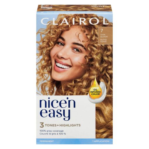 Picture of CLAIROL NICE N EASY HAIR COLOUR - 7 DARK BLONDE                            