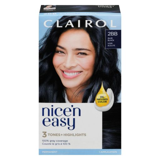 Picture of CLAIROL NICE N EASY HAIR COLOUR - 2BB BLUE BLACK                           