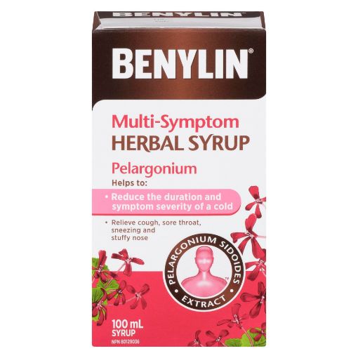 Picture of BENYLIN PELARGNIUM HERBAL SYRUP 100ML