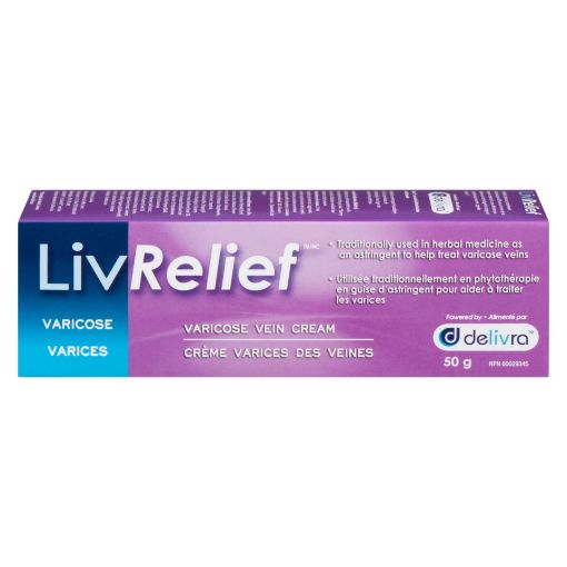 Picture of LIVRELIEF VARICOSE VEIN CREAM 50GR                                         