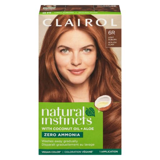 Picture of CLAIROL NATURAL INSTINCTS HAIR COLOUR - 6R LIGHT AUBURN - SPICED TEA       