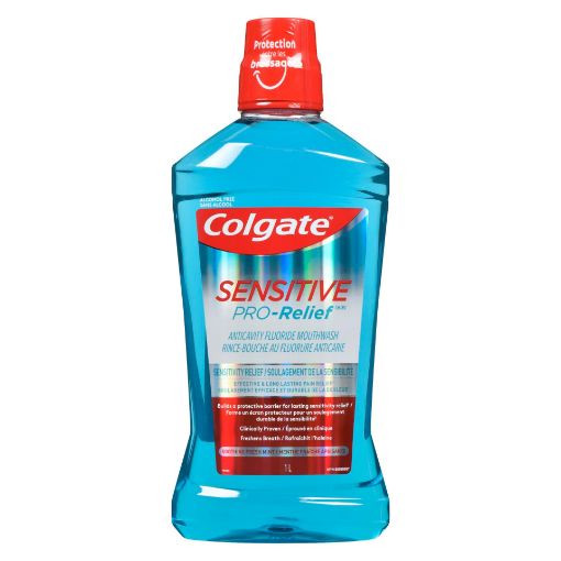 Picture of COLGATE SENSITIVE PRO-RELIEF MOUTHWASH 1LT                                 