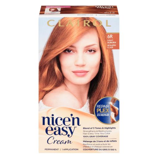 Picture of CLAIROL NICE N EASY HAIR COLOUR - 6R LIGHT AUBURN                          