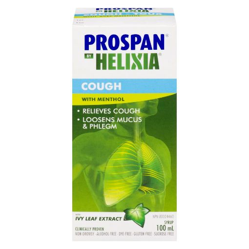 Picture of PROSPAN BY HELIXIA ADULT COUGH SYRUP - MENTHOL 100ML                       