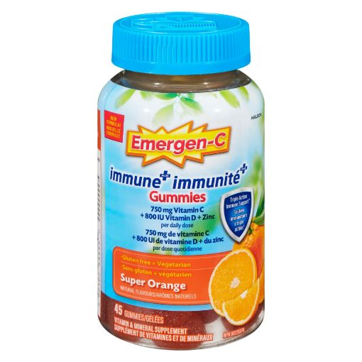 Picture of EMERGEN-C IMMUNIE+ TA SUPER GUMMIES - ORANGE 45S