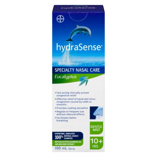 Picture of HYDRASENSE NASAL SPRAY CONGESTION RELIEF - EUCALYPTUS NIGHTTIME 100ML