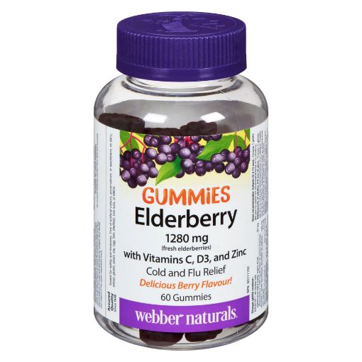 Picture of WEBBER NATURALS ELDERBERRY IMMUNE GUMMIES 60S