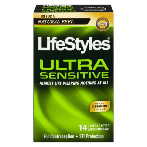 Picture of LIFESTYLES CONDOMS - ULTRA SENSITIVE 14S                                   