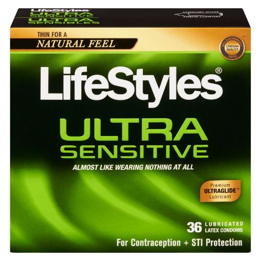 Picture of LIFESTYLES CONDOMS - ULTRA SENSITIVE 36S                                   