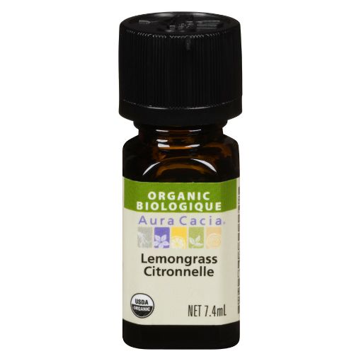 Picture of AURA CACIA ORGANIC OIL - LEMONGRASS 7.4ML                    