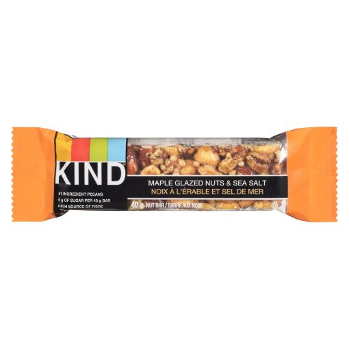 Picture of KIND BAR - MAPLE GLAZED NUTS  and SEASALT 40GR