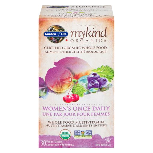 Picture of GARDEN OF LIFE MY KIND ORGANICS - WOMENS MULTI-VITAMIN - VEGAN TABLETS 30S                 