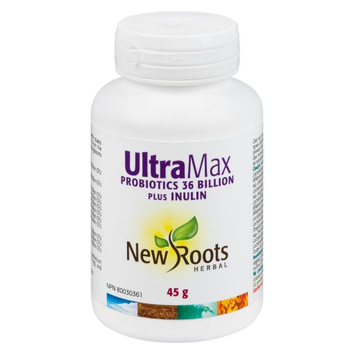 Picture of NEW ROOTS ULTRAMAX PROBIOTICS 36 BILLION - PLUS INULIN 45GR                          